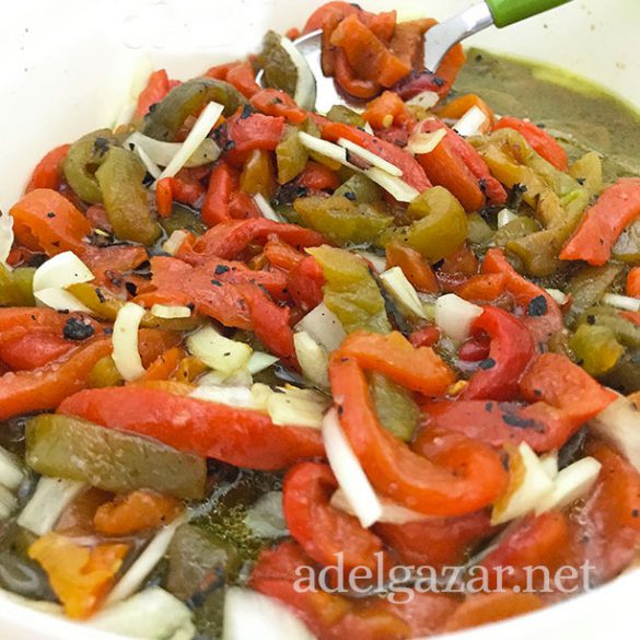 Ensalada de pimientos asados