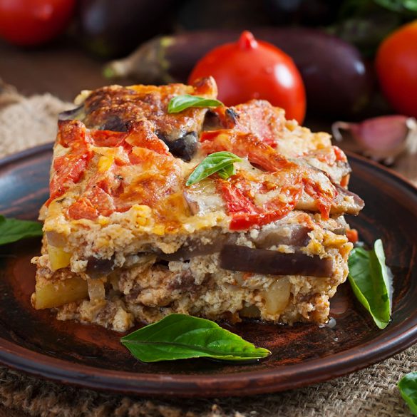 Mousaka ligera sin bechamel